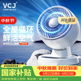 VCJ【德国品牌】空气循环扇电风扇家用台式桌面节能轻音 触控定时可摇头3m线 DQ20R