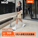MIO【丁程鑫同款】米奥贝壳头包头拖鞋情侣溶解鞋半拖女外穿拖男休闲 米白色 39