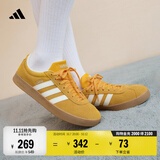 adidas「T头鞋」VL COURT CLASSIC板鞋德训鞋男女阿迪达斯轻运动 黄色/亮白/汉玉白（推荐女生选小半码）   38