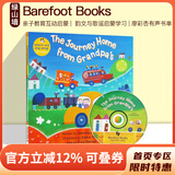 The Journey Home from Grandpa’s 英文原版儿童绘本 Barefoot Books 廖彩杏推荐 附CD 常青藤爸爸推荐 边听边学 亲子教育互动启蒙 绿山墙