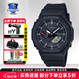 卡西欧（CASIO）学生手表黑金GSHOCK潮流双显运动防水石英电子表送男友中秋礼物 GA-B2100-1A-太阳能