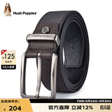 暇步士（Hush Puppies）男士皮带针扣经典复古潮流休闲百搭青年腰带生日礼物送男友