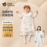 贝肽斯婴儿睡袋恒温儿童纯棉背心睡袋婴幼儿防踢被睡衣秋冬中厚 星野S