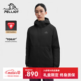 伯希和（Pelliot）Primaloft金标P棉服女保暖棉衣防风秋冬运动外套125376010黑L