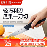 王麻子家用水果刀 不锈钢食品级锻打锋利削皮刀切瓜果小刀