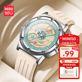 名创优品（MINISO）手表男士十大品牌初高中学生运动机械感夜光防水礼物送男友