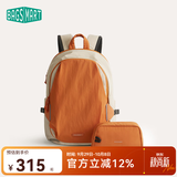 BAGSMART双肩包轻行背包男女轻便出游通勤大容量出差学生书包电脑包旅行包 橙色（可容纳16英寸笔记本）