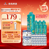 青岛啤酒精酿白啤211ml*24罐+青岛啤酒经典茉莉花味1L*6