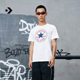 匡威（Converse）【夏季新品】CONVERSE匡威官方 男女星星全棉短袖圆领T恤10025459 白色/10025459-A03 L