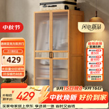 安尔雅衣柜简易收纳柜出租房单人卧室楠竹组合衣橱简易布衣柜70款