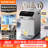 苏泊尔（SUPOR）有钛内胆电热水瓶风冷降温5L水箱可拆2200W速沸烧水壶净饮水机 恒温水壶调奶器SW-50T201Pro