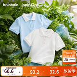 巴拉巴拉童装儿童短袖t恤女童2026新款夏装中大童POLO衫甜美上衣透气衣服