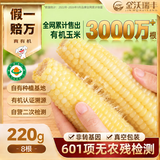 金沃瑞丰白糯玉米3.5斤220g*8根软糯甜粘低脂杂粮早餐【真有机假一赔万】