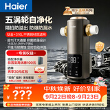 海尔（Haier）前置过滤器培林自净化系列五涡轮自动反冲洗钛金滤网大通量家用自来水全屋净水器HQZ50-XFAZ12