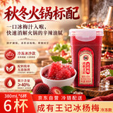 成有王记冰杨梅（果汁饮料）380g*6杯 冷冻杨梅汁沙冰礼盒 贵州老字号