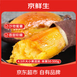 京鲜生沙地榴莲蜜薯-山东仓发货净重4.5斤大小果混发 甜糯地瓜源头直发