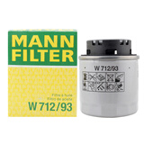 曼牌（MANNFILTER）机油滤清器机滤W712/93速腾尚酷宝来途安比亚迪宋秦元唐明锐晶锐