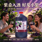堰掌柜桑葚酒果酒 低度甜酒酿 农家自酿鲜果发酵酒 桑椹酒5斤装