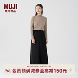 MUJI女式 灯芯绒 A字裙 长半身裙女冬季款裙子 美拉德BE09CC3A 黑色 S (155/62A)