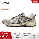亚瑟士ASICS男鞋女鞋舒适运动鞋耐磨透气越野慢跑鞋 GEL-VENTURE 6 奶白色/灰色100 42