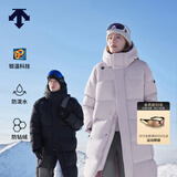 迪桑特（DESCENTE）迪桑特SKI STYLE系列HEAT NAVI男女款长款鹅绒运动羽绒服 男子BK-黑色-D5491SDJ55 3XL (男190/女185)