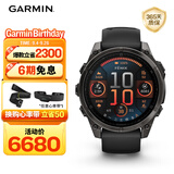佳明（GARMIN）Fenix8旗舰黑-47mm飞耐时8ECG心电心率跑步潜水户外运动手表