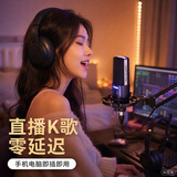iSK IKG1000专业48V电容麦克风大振膜音头手机电脑声卡音箱网络K歌抖音快手直播专业唱歌录音话筒  
