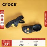 CROCS卡骆驰贝雅洞洞鞋轻便百搭男鞋一脚蹬洞洞鞋女拖鞋休闲鞋|10126 黑色-001(含智必星) 41 /42(260mm)