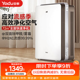 亚都（YADU）空气净化器 办公室家用净化器 除甲醛细菌雾霾过敏源流感 KJ600G-S5Pro