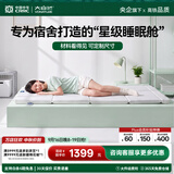 大自然山棕午睡便携护脊多功能宿舍床垫 可折叠榻榻米棕垫 状元学生床垫 问鼎4CM（长度可调1900） 90*200