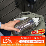 乐扣乐扣（LOCK&LOCK）小水库大容量塑料运动水杯户外冷水壶刻度把手男女杯子2.2L白色