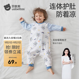 贝肽斯儿童睡衣冬季宝宝连体衣1-3-6岁婴儿纯棉家居服宝宝爬行哈衣 密语森林【四季 室温18-23℃】 80 cm 【建议身高73-80cm】