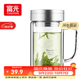 富光双层玻璃杯高硼硅男女士办公大容量茶水分离耐热泡茶水杯子带把手