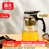 富光 耐热玻璃过滤茶壶茶具1000ML按压式飘逸杯大容量茶水分离家居馆