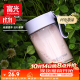 富光玻璃杯高硼硅玻璃水杯子女生便携牛奶咖啡刻度高颜值茶杯330ml