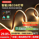 佼佼者（JIAOJIAOZHE）24V智能COB线形灯带mesh2.0调光调色客厅吊顶自粘灯带接入米家app