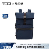 途明（TUMI）MONROE 男士双肩包翻盖通勤商务大容量轻便电脑包 海军蓝礼物