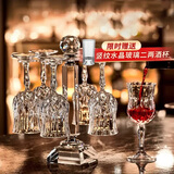 青苹果水晶玻璃红酒杯210ml*6只 高脚杯香槟杯洋酒杯中秋国庆节结婚待客