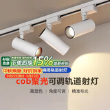 佼佼者（JIAOJIAOZHE）服装店射灯LED天花灯店铺商用明装导轨式COB聚光背景墙轨道灯