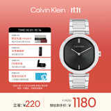 Calvin KleinCK雅致复古款黑色石英女表25200249送女友【节日礼物】