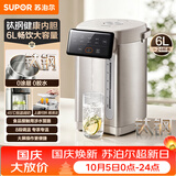 苏泊尔（SUPOR）6L烧水壶电热水壶钛钢内胆保温电热水瓶恒温水壶调奶器多段调温净饮水机SW-60T821 6L