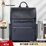 暇步士（Hush Puppies）商务双肩包大容量男士背书包男电脑包多功能生日礼物送男友