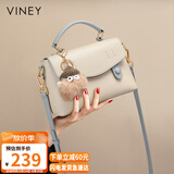 viney包包女包牛皮洋气剑桥包轻奢斜挎单肩包生日礼物品牌送女友老婆