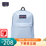 JANSPORT杰斯伯书包轻便双肩包男女旅行包简约背包电脑包学生校园 4QUT7G7雾霾蓝-侧边袋