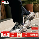 斐乐蕨草鞋｜FILA休闲鞋男士复古老爹鞋摩登运动鞋厚底增高鞋 多雾灰/桦树银-VA 41