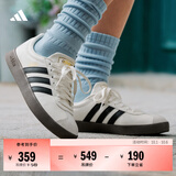adidas「T头鞋」VL COURT CLASSIC板鞋德训鞋男女阿迪达斯轻运动   汉玉白/黑色/树脂黄   42