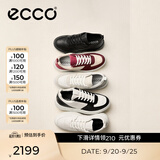 爱步（ECCO）板鞋女 时尚潮流百搭经典软面舒适休闲运动鞋女鞋 街头209713 黑色20971301001 （批次随机发货） 37