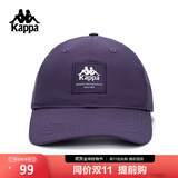 卡帕（Kappa）背靠背复古棒球帽2024情侣男女户外运动鸭舌帽K0EY8MB08