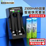 德力普（Delipow）充电电池 5号电池2500mAh大容量适用KTV话筒/麦克风/数码相机/鼠标键盘/电动玩具等