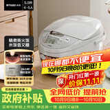 虎牌（TIGER）电饭煲 多功能智能微电脑 可预约定时煮饭电饭煲 家用不粘锅电饭锅 4-5人 5L JAX-C18C